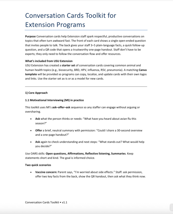 Conversion Card Toolkit
