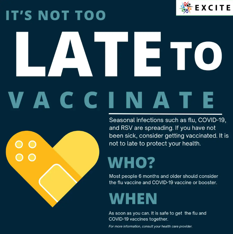 It's Not Too Late- Flu Vaccine Social Media