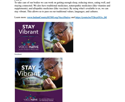 VacciNative Elder Social Media Toolkit