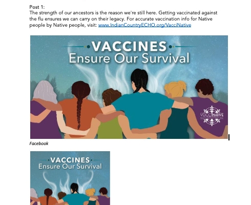 VacciNative Flu Social Media Toolkit
