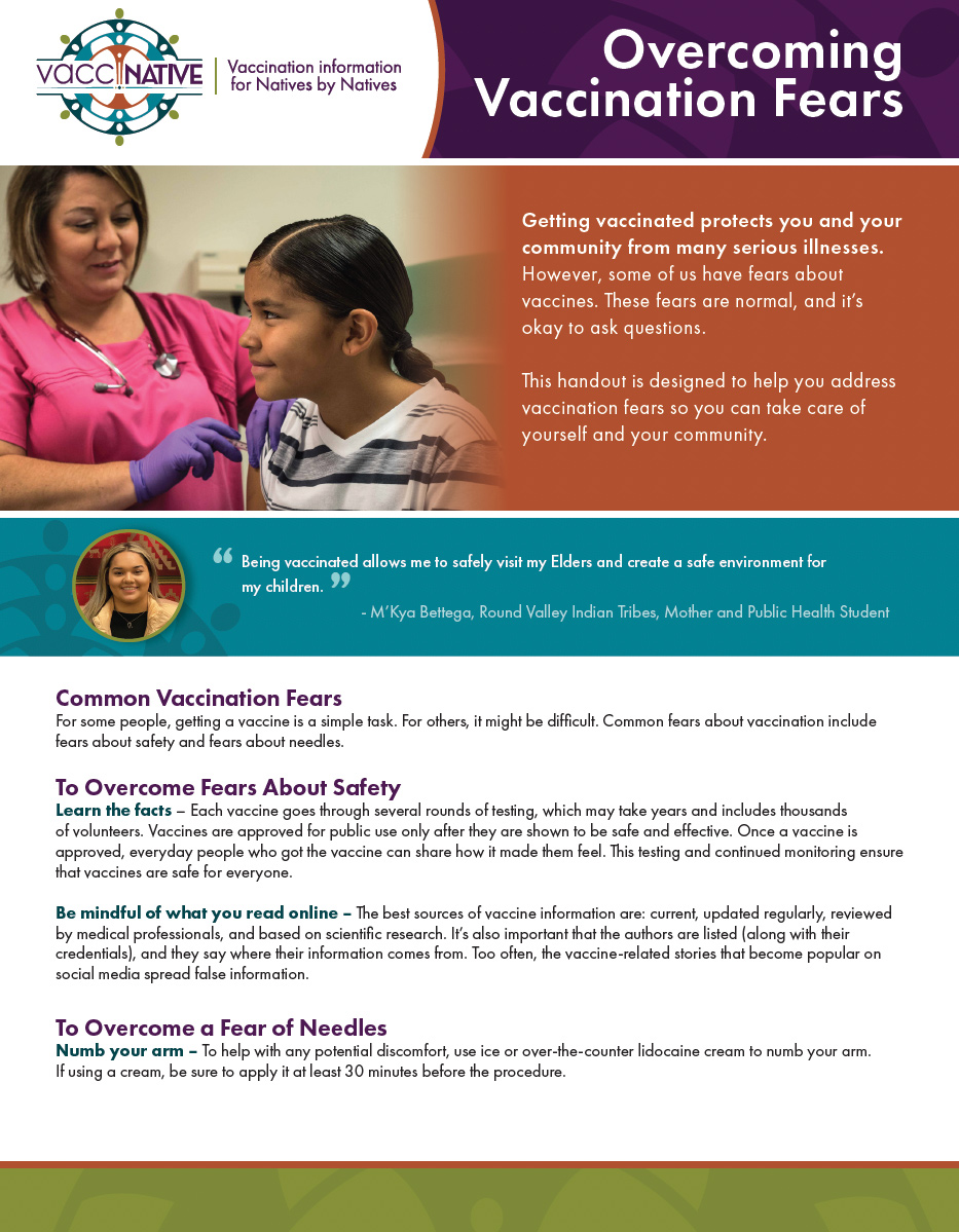 VacciNative_Overcoming_Vaccination_Fears_PrintReady Overcoming Vaccine Fears Flyer