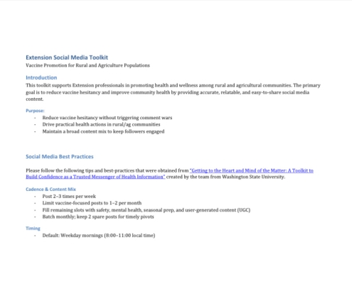 Extension Social Media Toolkit