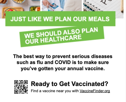 Just like we Plan our Meals Plan your Vaccines