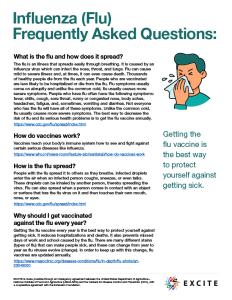 Influenza FAQs