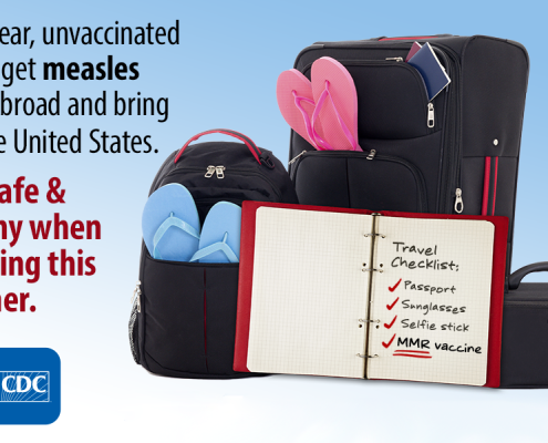 Measles checklist for traveling